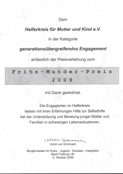 HK Fritz Munder Preis